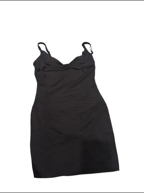 f.i.tl Black Shapewear Slip Dress